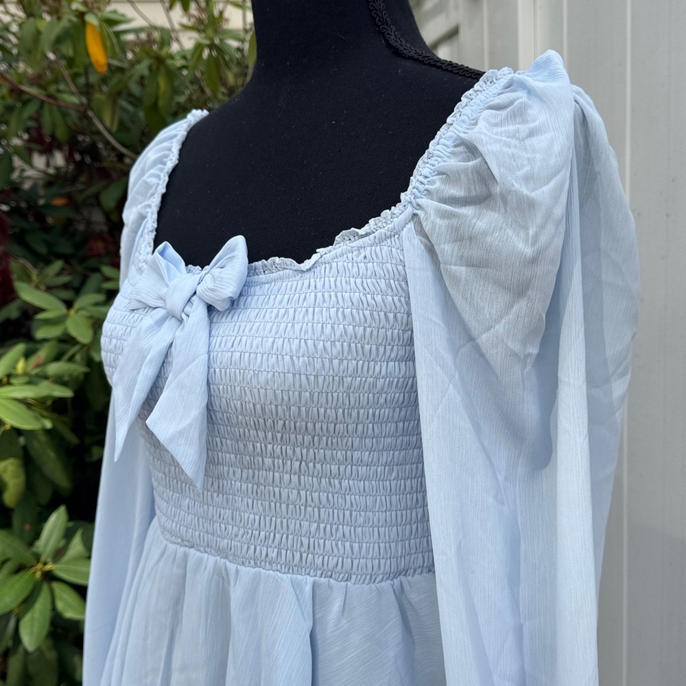 Sugar thrillz baby blue dress nwt small - Picture 4 of 11